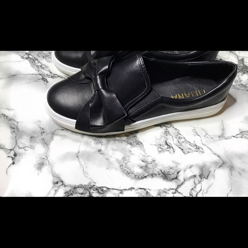 Black Slip-on Sneakers - Picture 4 of 8